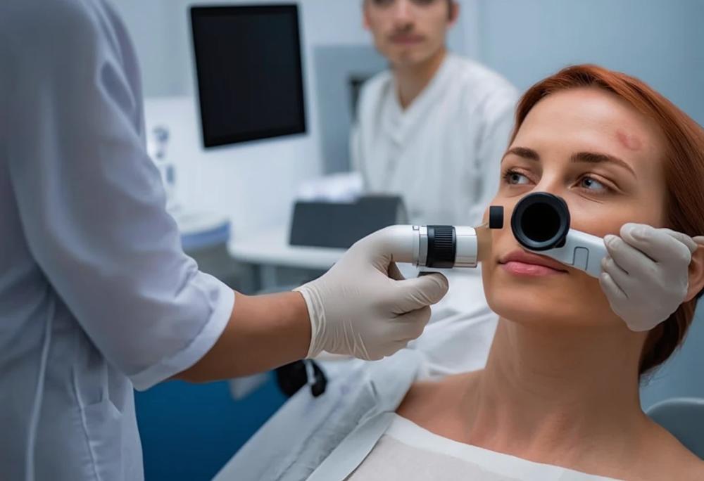 dermatology examination