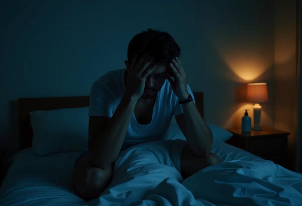 distressed person